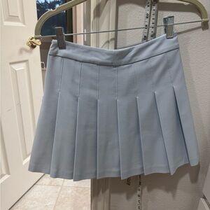 Sunday Best Light Blue Pleated Tennis Skirt
